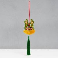 Подвеска-саше текстиль "Дракон" зелёная 2х7,5х24 см Подвеска-саше текстиль "Дракон" зелёная 2х7,5х24 см