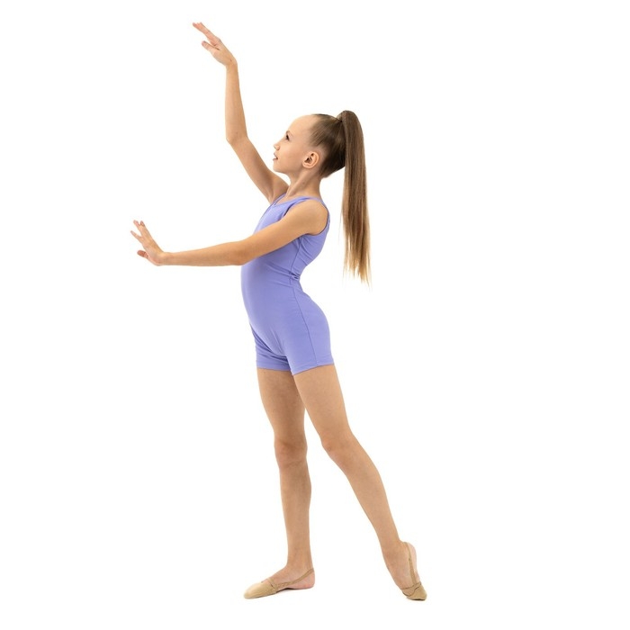 Купальник для гимнастики и танцев Grace Dance, р. 30, цвет сирень