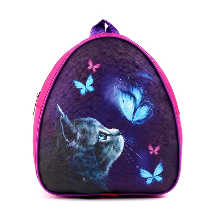 Детский рюкзак с блокнотом &laquo;Котик&raquo;, 23х20,5 см