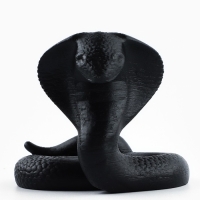 Подставка для телефона новогодний сувенир «Новый год: Кобра», чёрная, 8,5 х 7,5 см Подставка для телефона новогодний сувенир «Новый год: Кобра», чёрная, 8,5 х 7,5 см