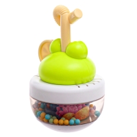 Игрушка для купания в ванной 2 в 1 &laquo;Брызгалки: Лягушонок&raquo;, брызгалка, неваляшка, цвет зелёный