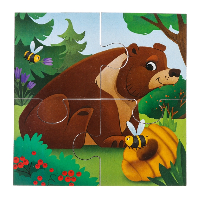 Пазлы &laquo;Лесные звери&raquo;