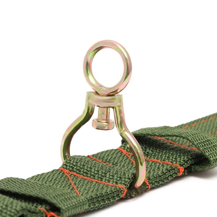 Ошейник четырехслойный с вертлюгом, 65 х 4 см, ОШ 54-60 см, полиэстер, зелёный Ошейник четырехслойный с вертлюгом, 65 х 4 см, ОШ 54-60 см, полиэстер, зелёный