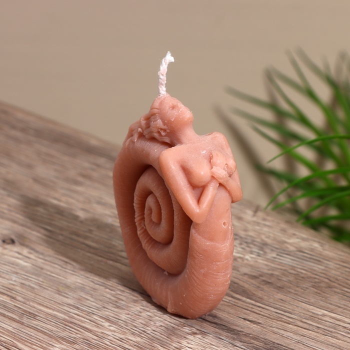 Свеча Свеча "Русалка" 6,5х4х8 см, соевый воск МИКС