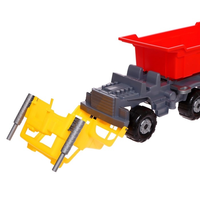 Автомобиль-самосвал &laquo;Супергигант&raquo;, цвет жёлто-красный