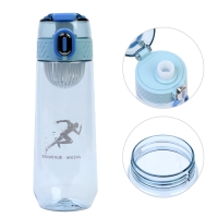 Бутылка для воды, 750 мл, "Движение - жизнь", голубая Бутылка для воды, 750 мл, "Движение - жизнь", голубая