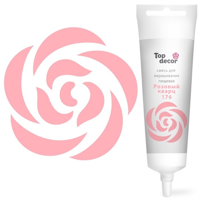 Пищевой краситель Top Decor гелевый &laquo;Розовый кварц&raquo;,100 г