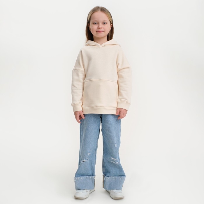 Худи детское KAFTAN Худи детское KAFTAN "Basic line", размер 40 (158-164), цвет бежевый