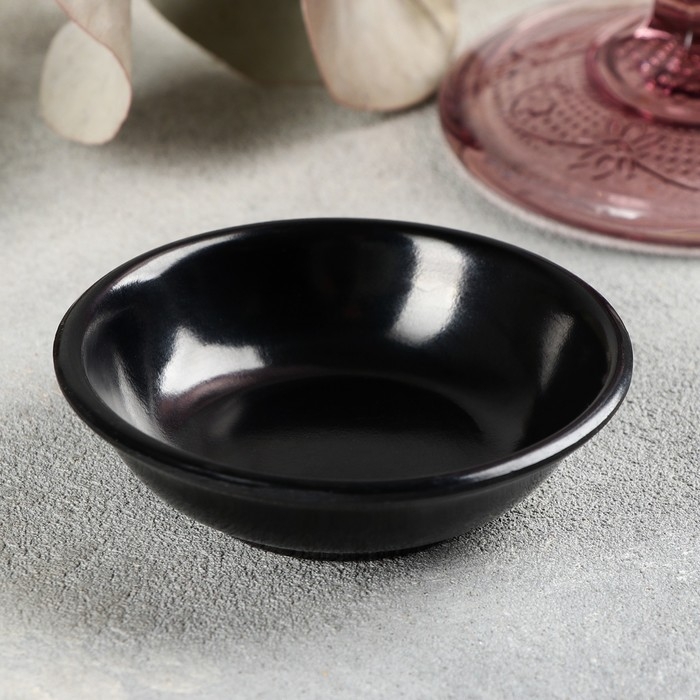 Соусник &laquo;Чёрный Восток&raquo;, 40 мл, d=7,2 см, цвет чёрный