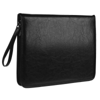 Пaпка деловая, искусственная кожа, для бумаг, 360 х 260 х 30 мм, 6Д041 "Люкс", чёрная (ручка-петля) Пaпка деловая, искусственная кожа, для бумаг, 360 х 260 х 30 мм, 6Д041 "Люкс", чёрная (ручка-петля)