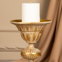 Подсвечник металл &laquo;Ярусы&raquo; для одной свечи 16 х 16 х 25 см