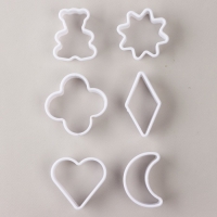 Набор форм для печенья &laquo;Нежность&raquo;, 6 шт, пластик