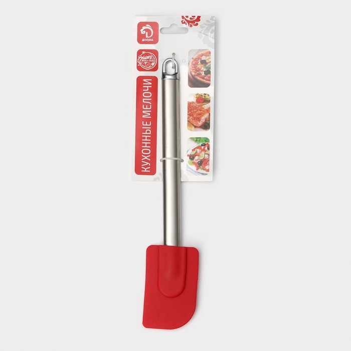 Лопатка кондитерская Доляна &laquo;Редмонд&raquo;, 25,5 см, цвет красный