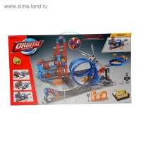 Автотрек-парковка &laquo;Мега Паркинг&raquo;, с запуском, 2 в 1, с 10 машинами