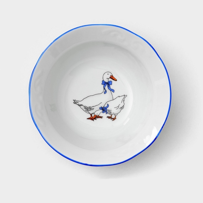 Сервиз фарфоровый столовый &laquo;Гуси&raquo;, 48 предметов