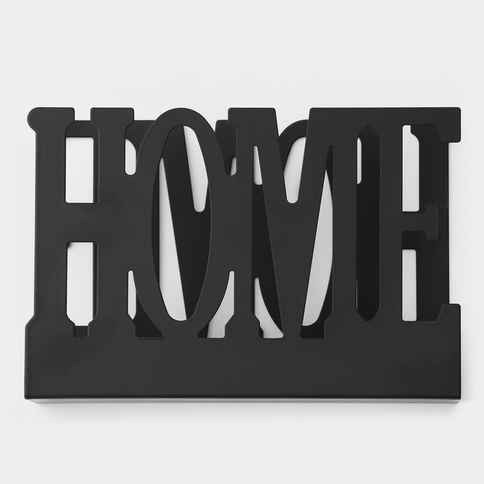 Салфетница Доляна Home, 15×4×10 см, цвет чёрный Салфетница Доляна Home, 15×4×10 см, цвет чёрный