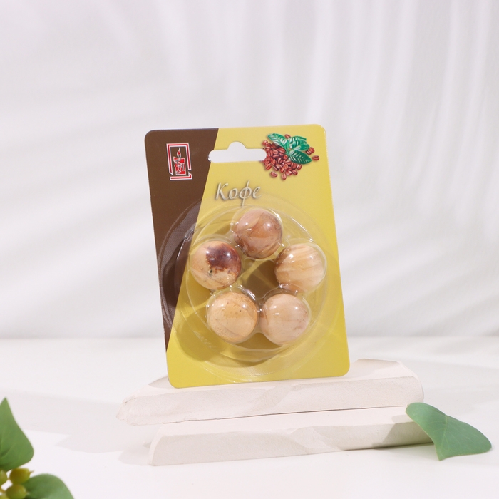 Аромашарики деревянные "Ваниль", 15 шт, Богатство Аромата