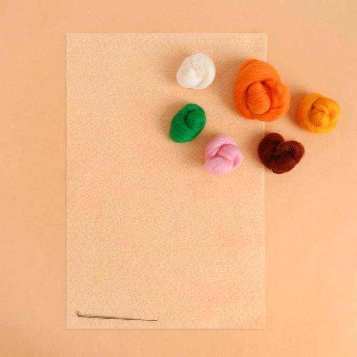 Валяние из шерсти. Картина &laquo;Кот&raquo;, А4, набор для творчества