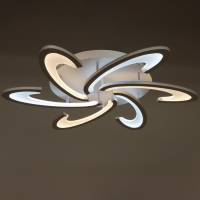 Люстра светодиодная "Анна" LED 108Вт 2700-6400К 7100Лм 70х70х8см Ritter