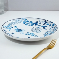 Тарелка керамическая Royal Garden, 25.5 см, цвет белый Тарелка керамическая Royal Garden, 25.5 см, цвет белый