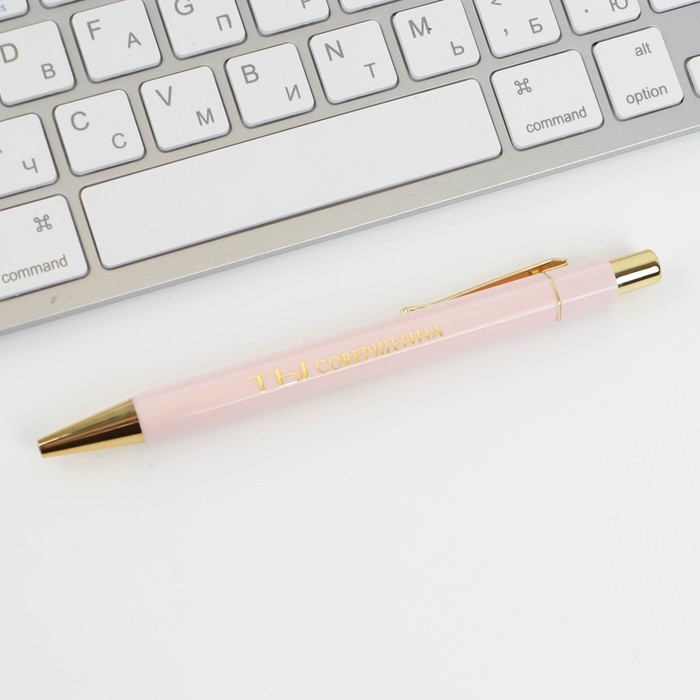 Ручка шариковая синяя паста 0.7 мм &laquo;С 8 марта&raquo; пластик с тиснением на корпусе