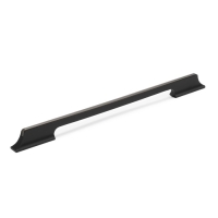 Ручка скоба CAPPIO, алюминий, м/о 288 мм, цвет черный с серой вставкой Ручка скоба CAPPIO, алюминий, м/о 288 мм, цвет черный с серой вставкой