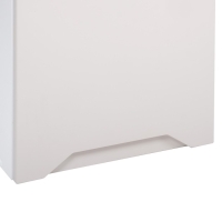 Шкаф навесной 400 Хельга, 400х300х720, Белый/Грей софт МДФ