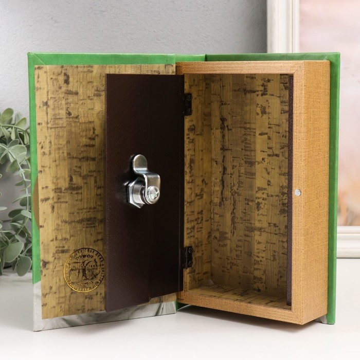 Сейф-книга дерево кожзам "Скульптура. Римский император" 21х13х5 см