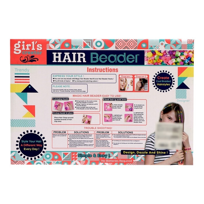 Набор парикмахера &laquo;Креатив&raquo; с аксессуарами для волос + аппарат для плетения