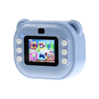 Мини-принтер с камерой LPR-21, Туре-С, лента, ремешок, голубой Мини-принтер с камерой LPR-21, Туре-С, лента, ремешок, голубой