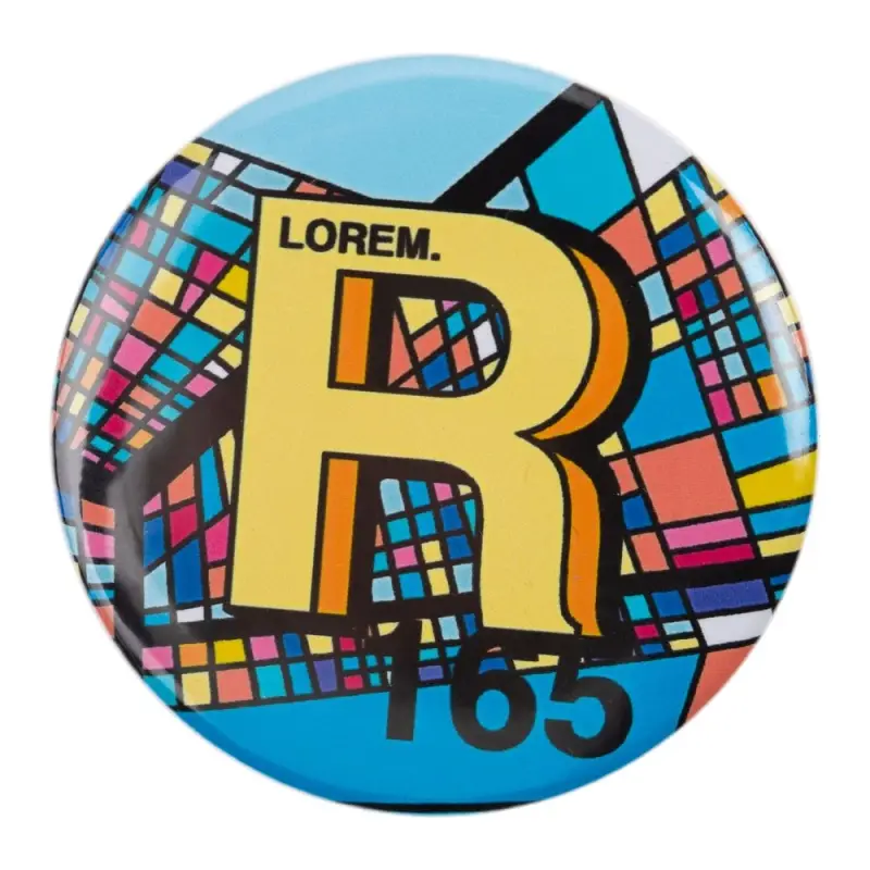 Значок закатной Pinback Print, L Значок закатной Pinback Print, L