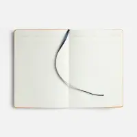 Ежедневник Doppio, недатированный, синий с оранжевым