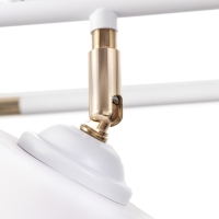 Люстра "Новелла" 3хЕ27 40Вт бело-золотой 53х26х27 см BayerLux Люстра "Новелла" 3хЕ27 40Вт бело-золотой 53х26х27 см BayerLux