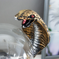 Плазменный шар полистоун "Кобра" золото 21х13х10,5 см Плазменный шар полистоун "Кобра" золото 21х13х10,5 см