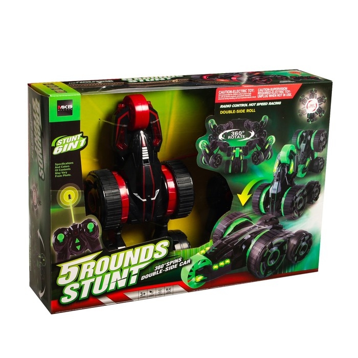 Машина радиоуправляемая перевёртыш «Хищник», работает от аккумулятора, цвет красный Машина радиоуправляемая перевёртыш «Хищник», работает от аккумулятора, цвет красный