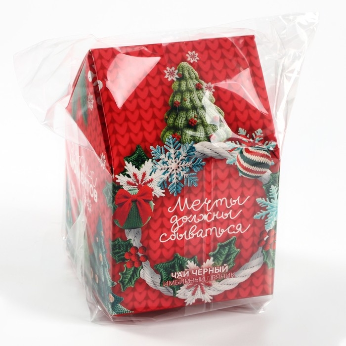 Новый год! Чай чёрный в коробке-домик «Ярких моментов», со вкусом: Имбирный пряник, 50 г. Новый год! Чай чёрный в коробке-домик «Ярких моментов», со вкусом: Имбирный пряник, 50 г.