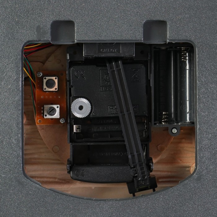 Часы настенные интерьерные большие с кукушкой "Зайки", бесшумные, 30 х 26 см, циферблат d-10 см   78