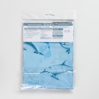 Штора для ванной «Дельфины», 180×180 см, цвет голубой Штора для ванной «Дельфины», 180×180 см, цвет голубой