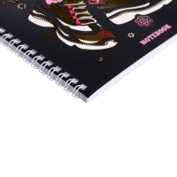 Тетрадь 48 листов в клетку на гребне "Модные штучки", обложка мелованный картон, матовая ламинация, 3D фольга, блок офсет 65г/м2, 4 вида МИКС Тетрадь 48 листов в клетку на гребне "Модные штучки", обложка мелованный картон, матовая ламинация, 3D фольга, блок офсет 65г/м2, 4 вида МИКС