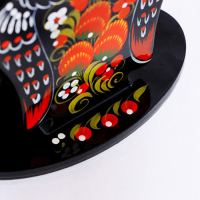 Салфетница &laquo;Сова&raquo;, 10х14 см, хохлома, микс