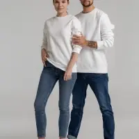 Свитшот унисекс King, белый, размер 3XL