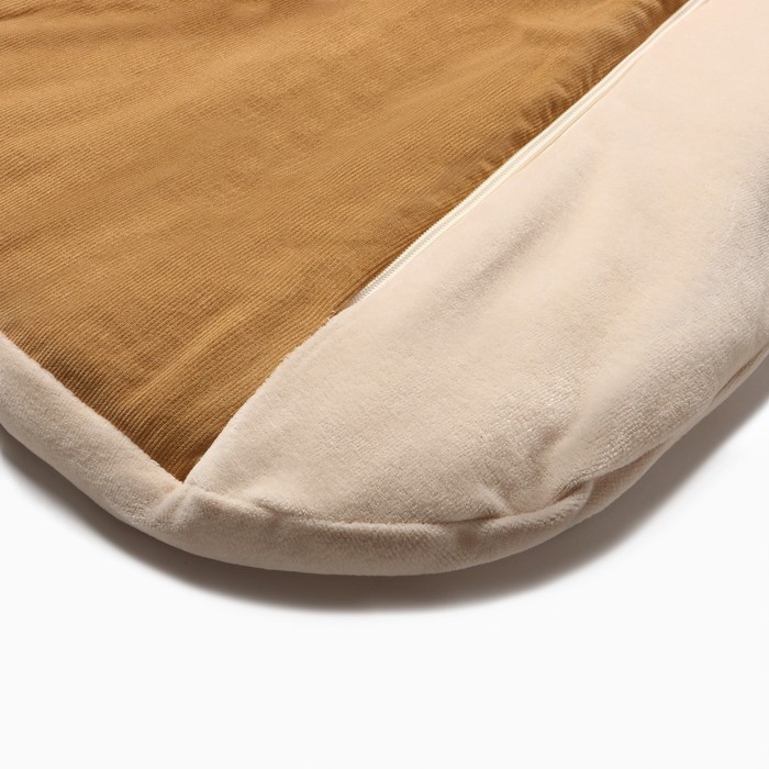 Конверт утепленный для новорожденных, цвет латте, рост 62 см