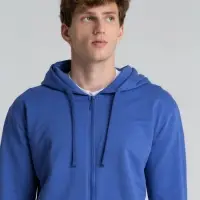 Толстовка на молнии с капюшоном Siverga 2.0, ярко-синяя, размер XS