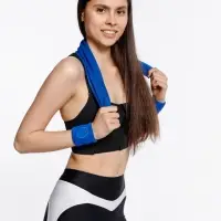 Охлаждающее полотенце Narvik в силиконовом чехле, синее