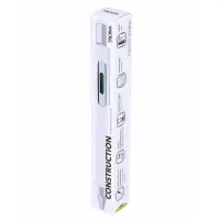 Ручка шариковая Construction, мультиинструмент, серебристая