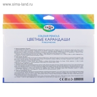 Карандаши 36 цветов Гамма "Классические", шестигранные, d=2.6 мм, картонная упаковка, европодвес 050918_05