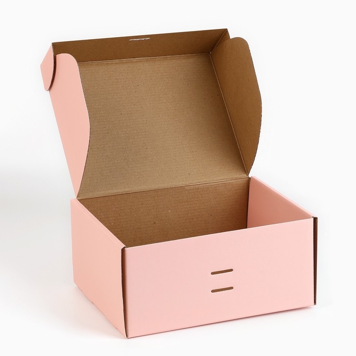 Коробка подарочная складная, упаковка, &laquo;Розовая&raquo;, 22 х 16.5 х 10 см