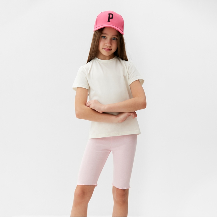 Комплект для девочки (футболка и велосипедки) MINAKU, цвет розовый, рост 98 см Комплект для девочки (футболка и велосипедки) MINAKU, цвет розовый, рост 98 см