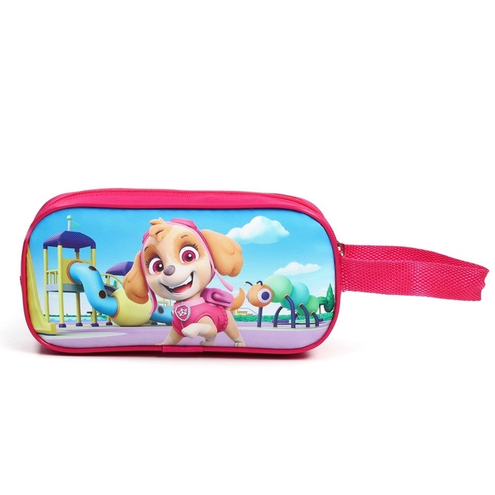 Сумка детская на молнии 22&times;11&times;1,5 см для девочки, косметичка, Щенячий патруль