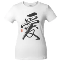 Футболка женская &laquo;Вечные ценности. Любовь&raquo;, белая, размер S